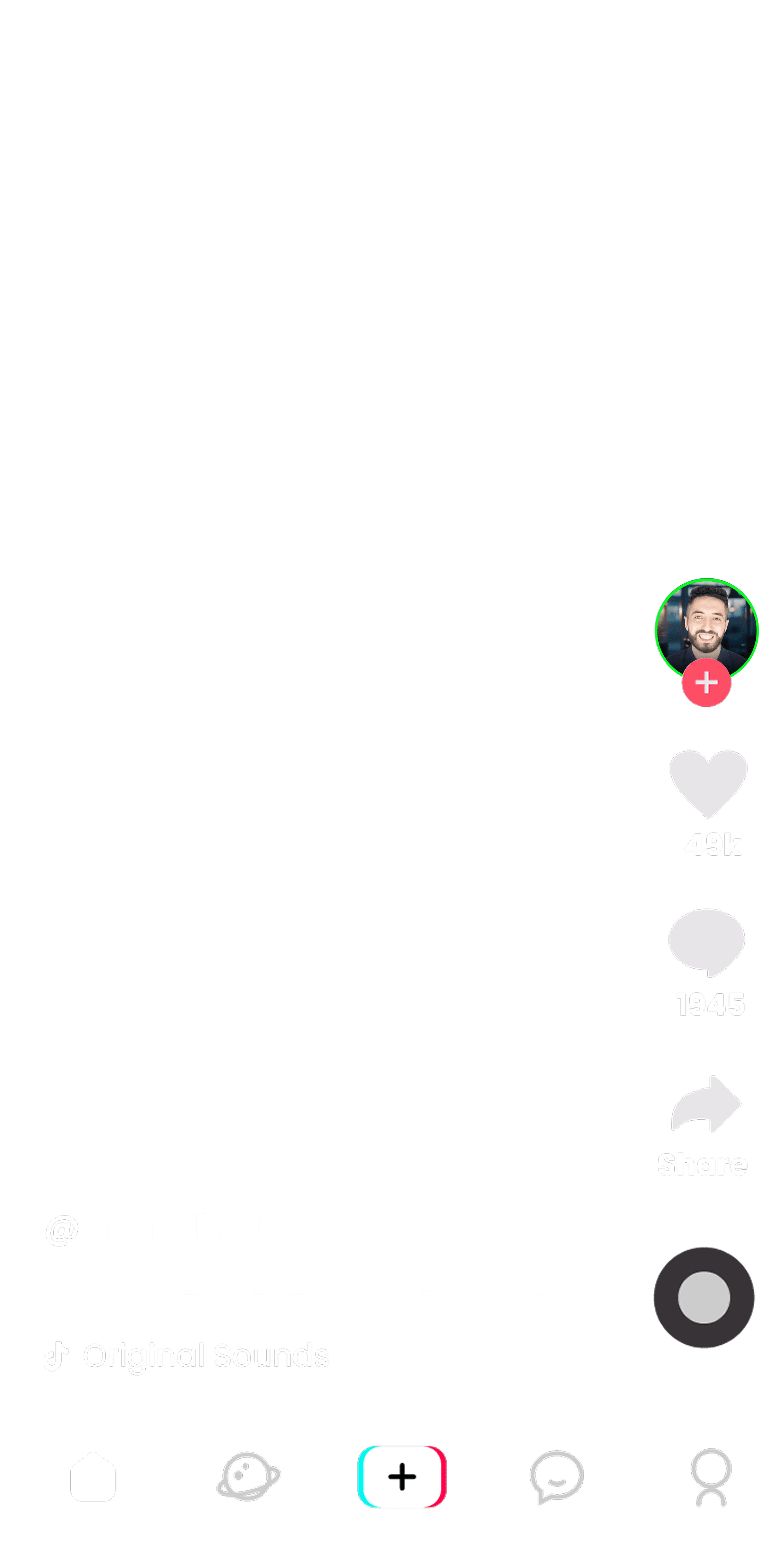 TikTok overlay