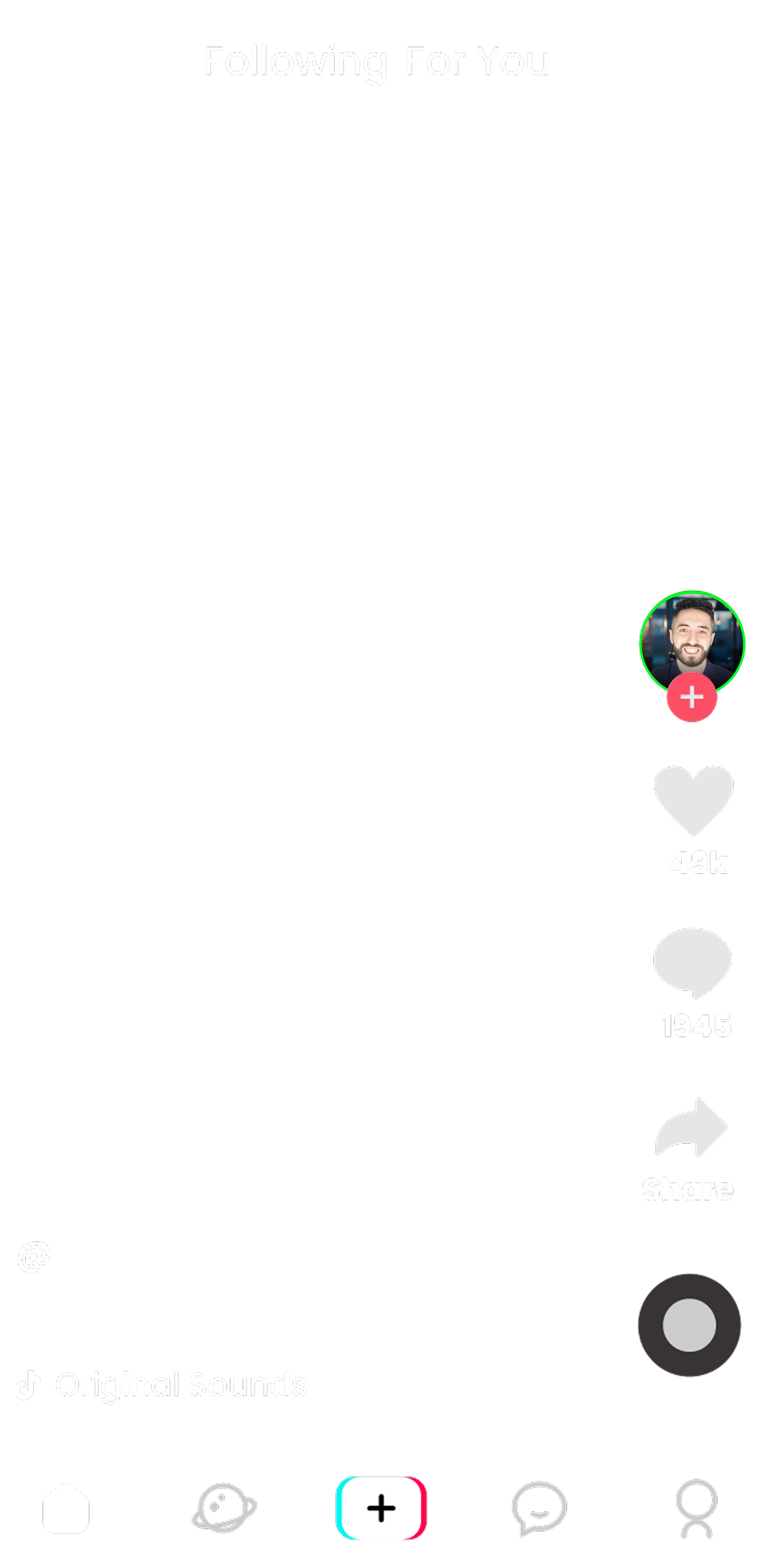TikTok overlay
